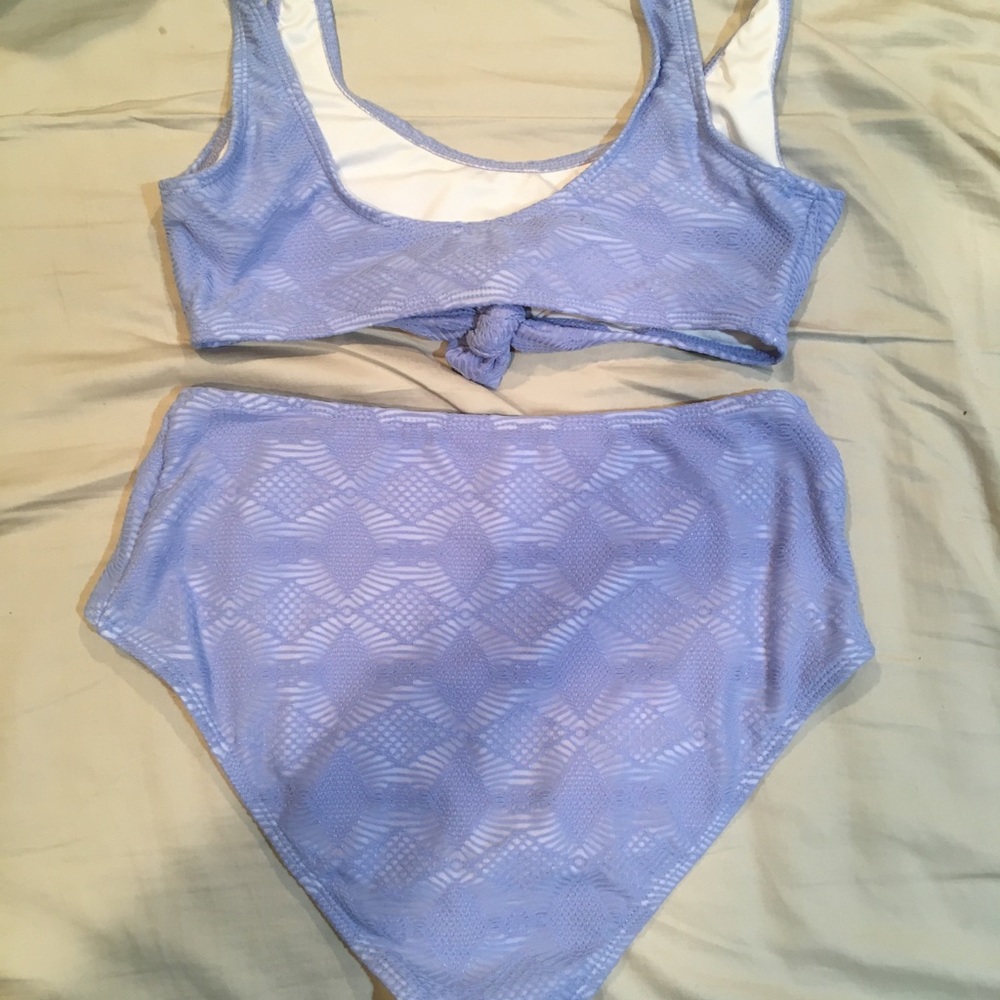 ASOS swim 2-piece high waisted US 8 - Picture 2 of 3
